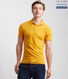 Aeropostale Aeropostale Solid Uniform Pique Polo - Light Yellow, 3xl