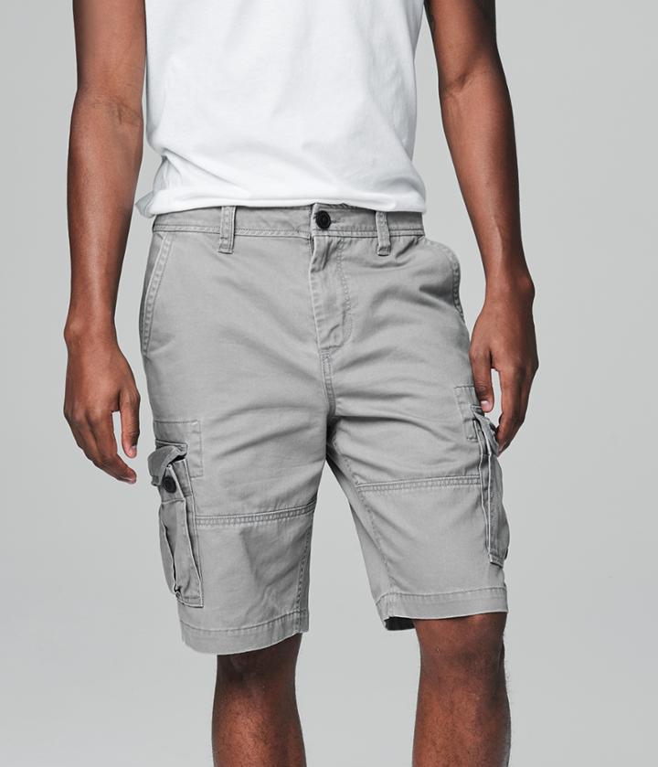 Aeropostale Aeropostale Classic Twill Cargo Shorts - Grey, 27