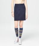 Aeropostale Solid Pocketed 19 Uniform Skirt