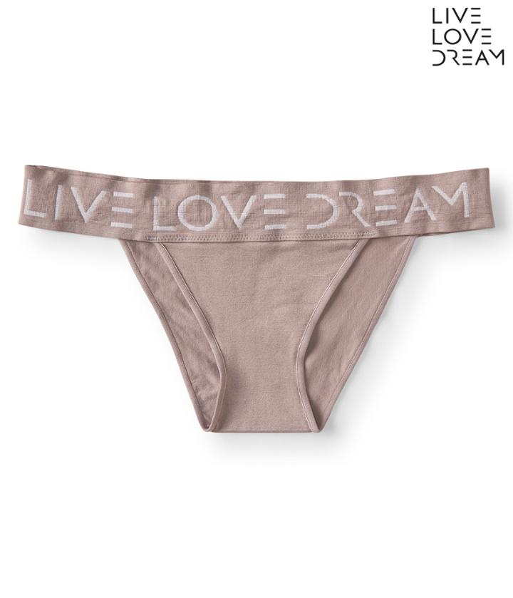 Aeropostale Aeropostale Wide Logo Waistband Bikini - Grey, Xsmall