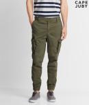 Aeropostale Cape Juby Solid Cargo Jogger Pants
