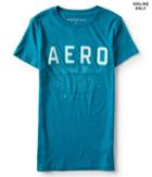 Aeropostale Aeropostale Aero Original Brand Graphic Tee - Green, Xsmall