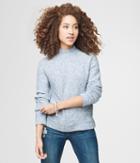 Aeropostale Aeropostale Zig-zag Mock-neck Sweater - Pearl Blue, Xsmall