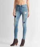 Aeropostale Destroyed Medium Wash High-waisted Jegging