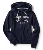 Aeropostale Aropostale New York Full-zip Hoodie - Classic Navy, Xsmall