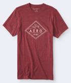 Aeropostale Aeropostale Diamond Skyline 1987 Graphic Tee - Dark Red, Small