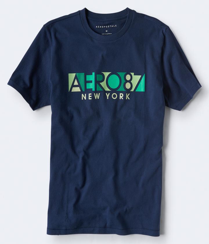 Aeropostale Aeropostale Aero 87 New York Graphic Tee - Black, Xsmall