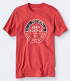 Aeropostale Tropical Aeropostale Circle Graphic Tee - Light Red, Xsmall