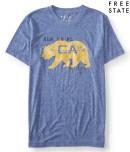 Aeropostale Free State Ca Arrow Bear Graphic T