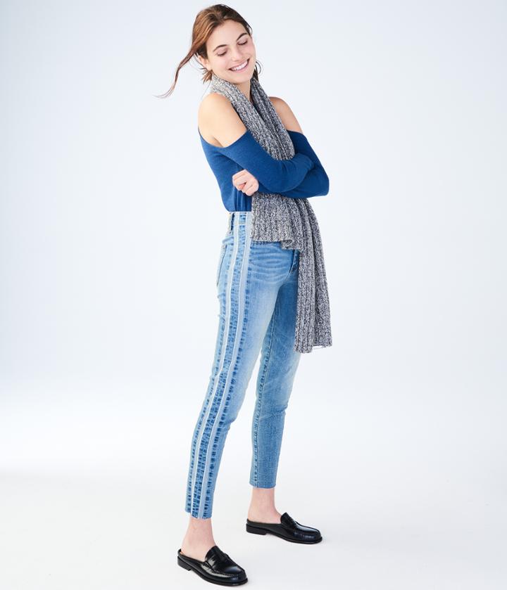 Aeropostale Aeropostale High-waisted Seriously Stretchy Ankle Jegging - Light Wash, 000r