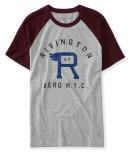 Aeropostale Rivington Raglan Logo Graphic T