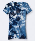 Aeropostale Aeropostale Aero 1987 Tie-dye Graphic Tee - Navy, Small