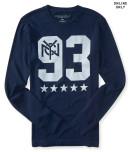 Aeropostale Long Sleeve Nyc 93 Graphic T