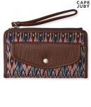 Aeropostale Cape Juby Ikat Bifold Zip Wallet