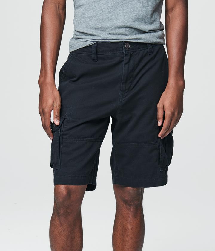Aeropostale Aeropostale Classic Twill Cargo Shorts - Black, 27