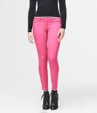 Aeropostale Aeropostale Seriously Stretchy Low-rise Ankle Jegging - Pink, 000r