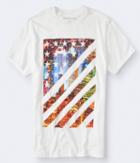 Aeropostale Aeropostale City Flag Graphic Tee - Bleach, Xsmall
