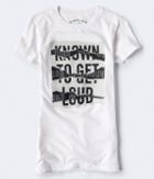 Aeropostale Aeropostale Known To Get Loud Graphic Tee - Bleach, Xsmall