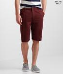 Aeropostale Solid Longer Length Flat-front Shorts