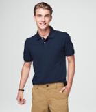 Aeropostale Aeropostale Solid Uniform Pique Polo - Deep Navy, Xsmall