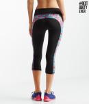 Aeropostale Lld #bestbootyever Print Inset Crop Leggings