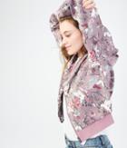 Aeropostale Aeropostale Floral Satin Bomber Jacket - Pink, Xsmall