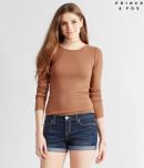 Aeropostale Prince & Fox Solid Layering Tee