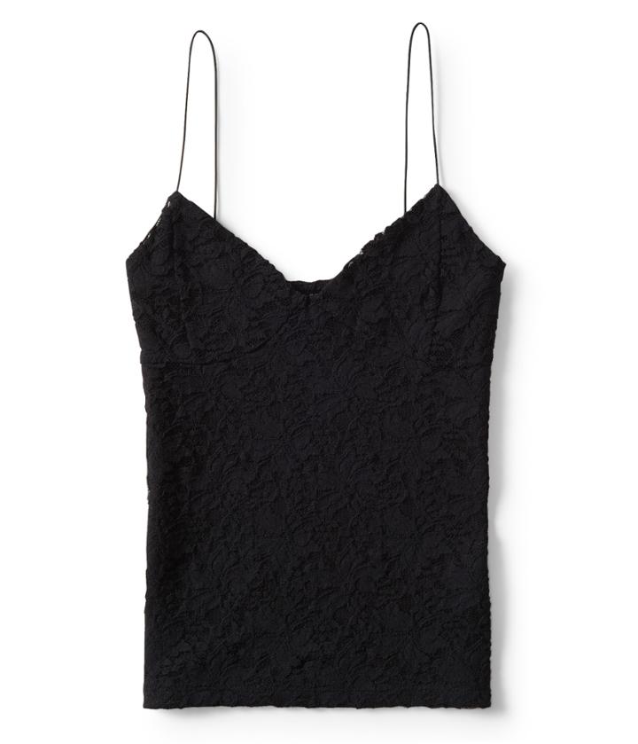 Aeropostale Aeropostale Lace V-neck Cami - Black, Xsmall