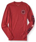 Aeropostale Aeropostale Long Sleeve Northeast Arrow Graphic Tee - Beaux Burgundy, Xsmall