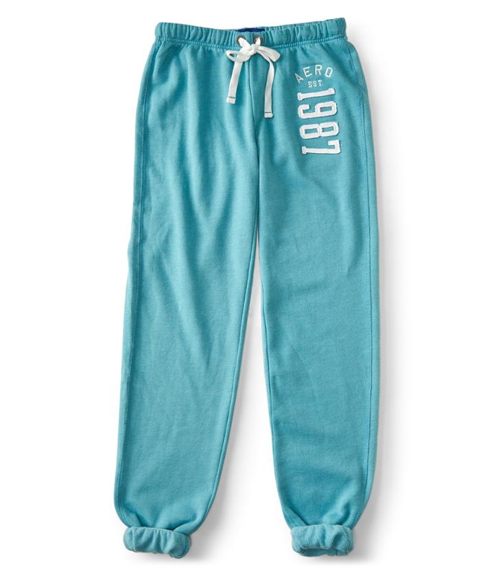 Aeropostale Aeropostale Aero 1987 Classic Cinch Sweatpants - Blue, Xsmall