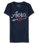 Aeropostale Script Aero Logo Graphic T