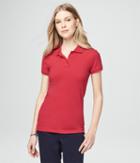 Aeropostale Aeropostale Solid Uniform Pique Polo - Red Classic, Small