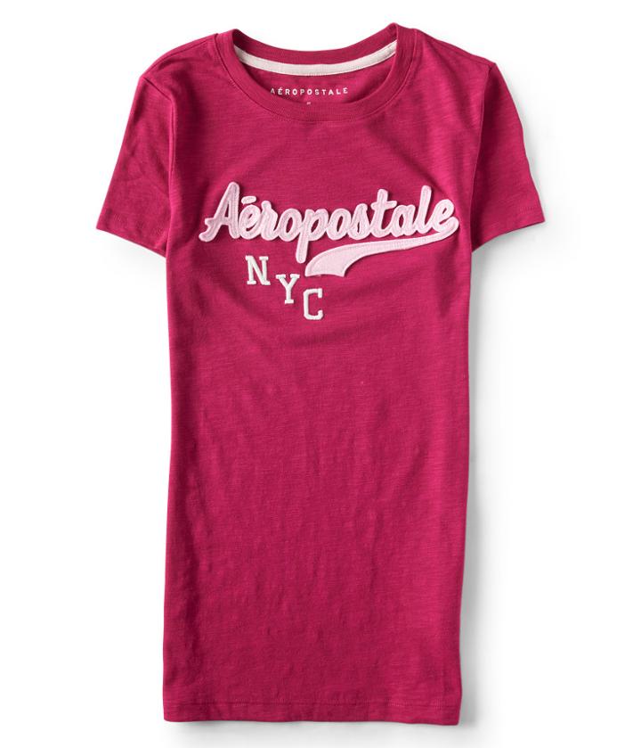 Aeropostale Aeropostale Nyc Graphic Tee - Mesa Rose, Xsmall