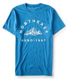 Aeropostale Aeropostale Northeast Mountains Graphic Tee - Rain Wash, Xsmall