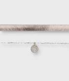 Aeropostale Aeropostale Pav Disc Choker Short-strand Necklace 2-pack - Silver