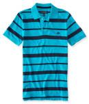 Aeropostale A87 Heritage Stripe Jersey Polo