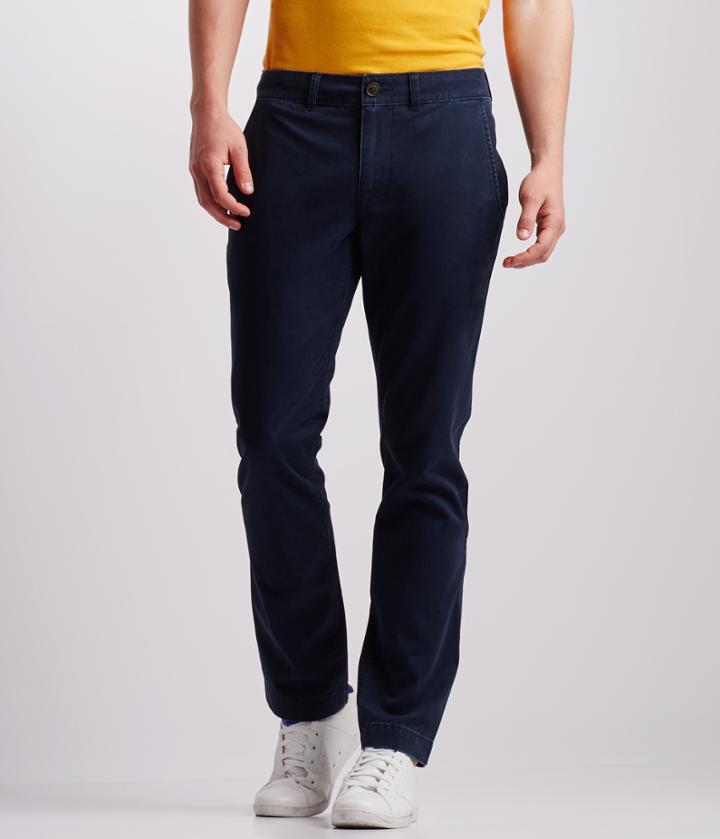 Aeropostale Aeropostale Solid Slim-straight Flat-front Chinos - Deep Navy, 27x30