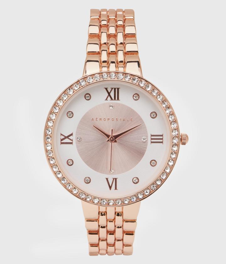 Aeropostale Aeropostale Metal Bling Analog Watch - Multi