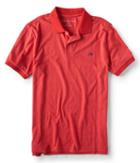 Aeropostale Aeropostale A87 Solid Jersey Polo - Red Classic, Xsmall