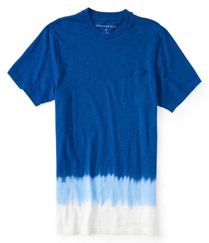 Aeropostale Aeropostale Dip-dye Pocket Tee - Navy, Xsmall