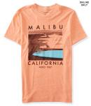 Aeropostale Malibu Longboards Logo Graphic T
