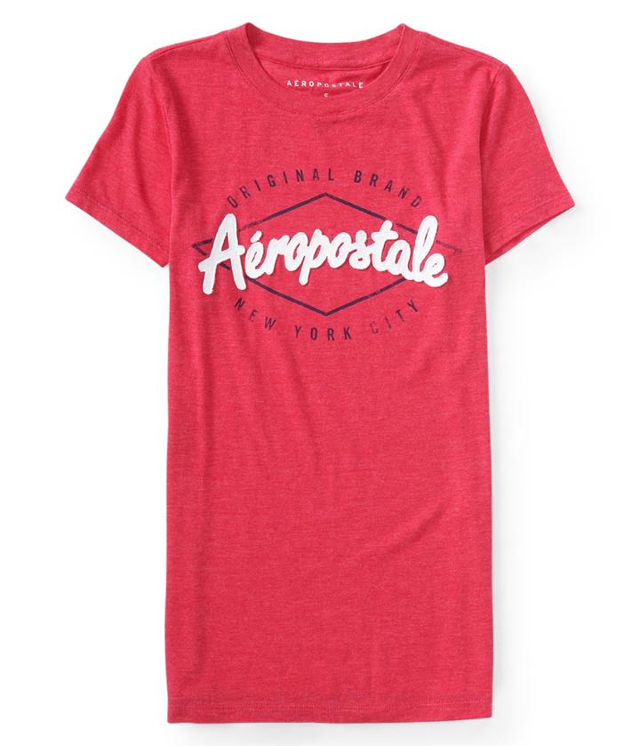 Aeropostale Aropostale Diamond Graphic Tee - Magenta, Xsmall