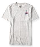 Aeropostale Aeropostale Guys' Muhammad Ali Pocket Graphic Tee - Lightest Heather Grey, Xsmall