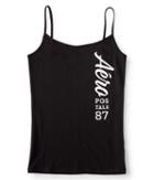 Aeropostale Aeropostale Aero Logo Basic Cami - Black, Xsmall