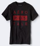Aeropostale Aeropostale Block Logo Graphic Tee - Black, Xsmall