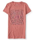 Aeropostale Aeropostale Free State Floral Mosaic Graphic Tee - Light Red, Xsmall
