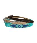 Aeropostale Southwest Beads Sliding Knot & Stretch Bracelet 4-pack