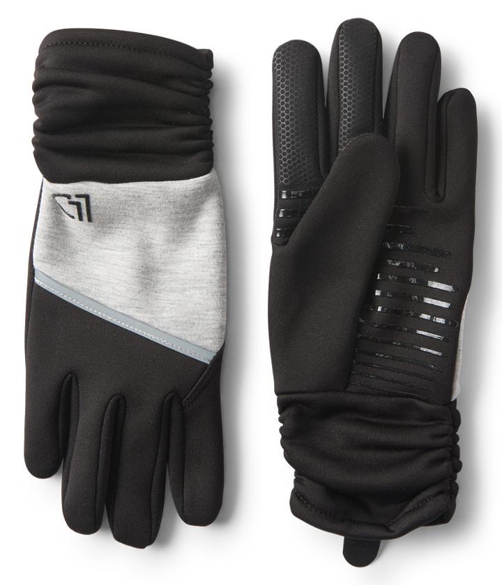 Aeropostale Aeropostale Lld Colorblocked Reflective Gloves - Black
