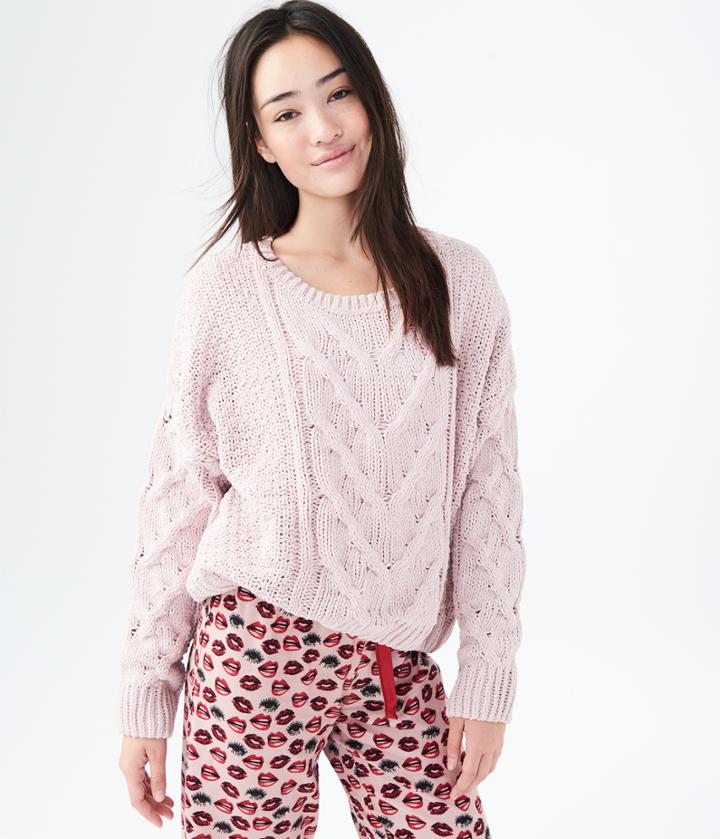 Aeropostale Aeropostale Lld Cozy Sleep Sweater - Beige, Xsmall