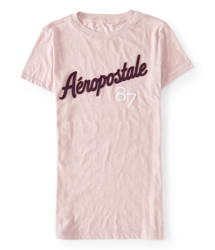 Aeropostale Aeropostale 87 Graphic Tee - Light Purple, Xsmall